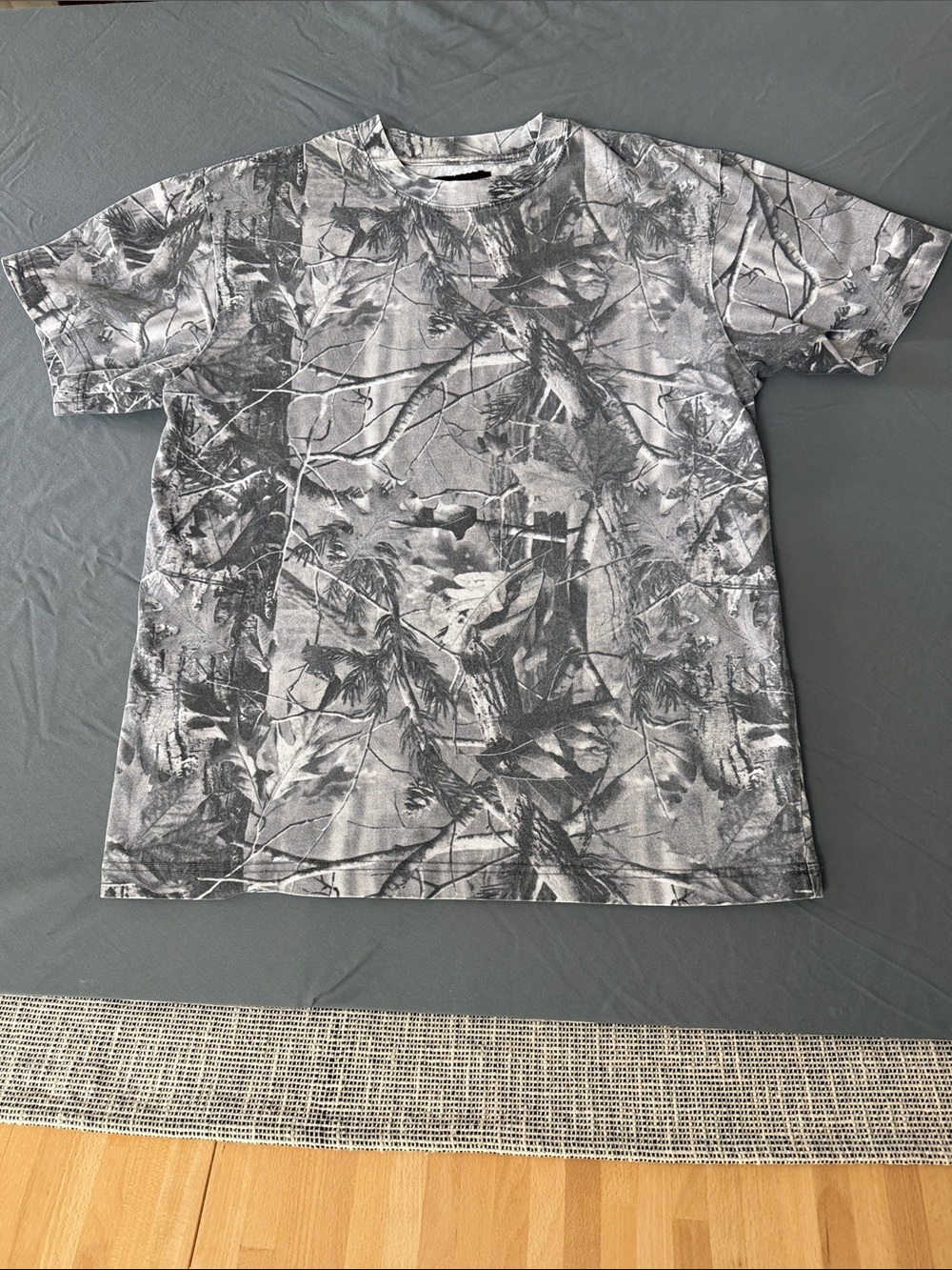 PacSun Gray Camouflage Short Sleeve Tee